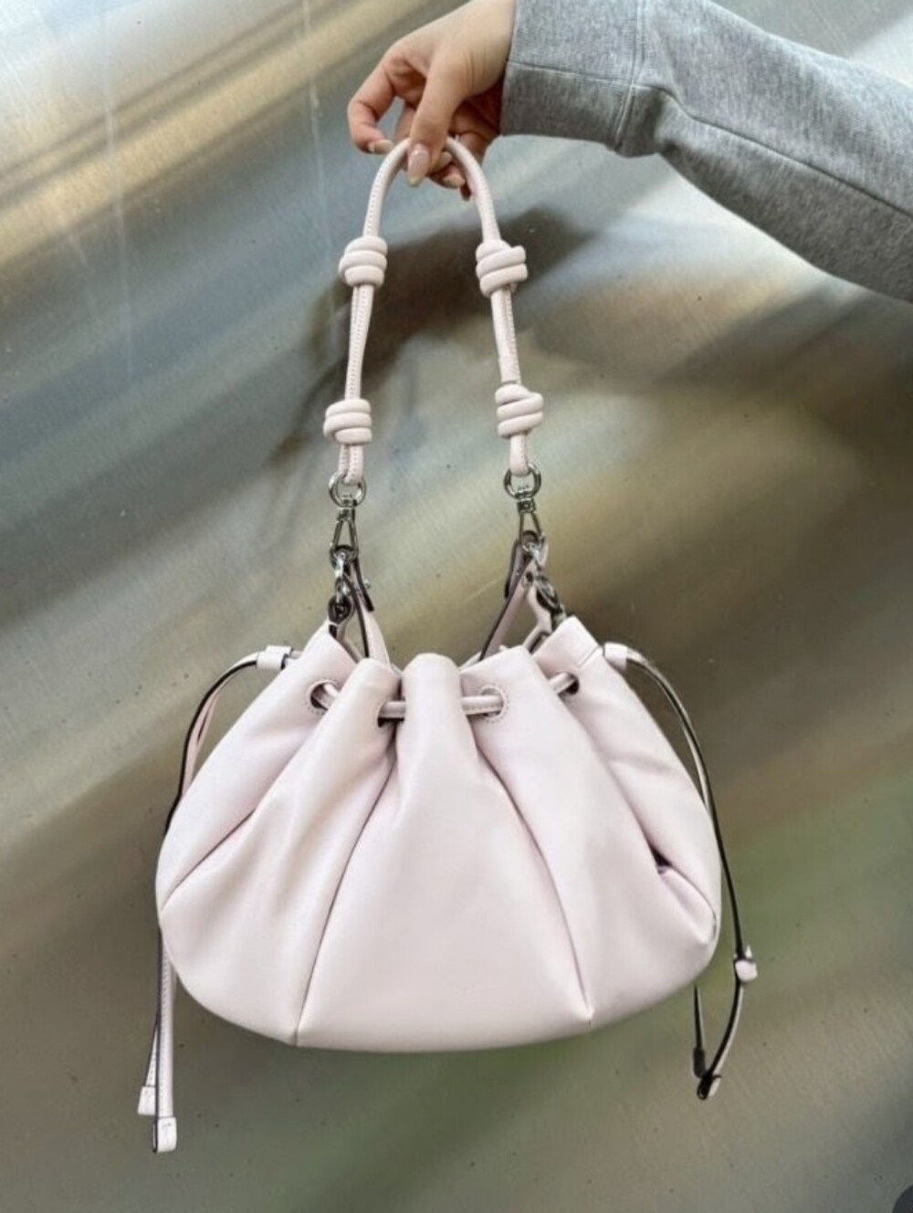 NWT Kate Spade KN640 Pinch Crossbody Shoulder Bag in Powdered Sugar